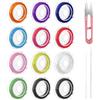 KALIONE 12 rotoli di filo elastico per perline da 0,5 mm, per bracciali, collane e gioielli