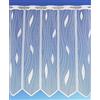 dekondo Tendina Swing, Kurzstore, tenda da bistrò, panneaux, altezza 50 x larghezza 160 cm, trasparente (bianco, 50 x 160)