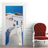 Generic Adesivi Per Porte Interne Architettura Italiana Adesivo Porta 3D Stile Greco Adesivo per Porta Trompe l'oeil Autoadesivo per Frigorifero Cucina Camera da Letto Decorazione 80x210 cm e-661