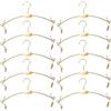 PRETYZOOM Appendiabiti Antiscivolo Per Biancheria Intima in Metallo Oro Supporto Compatto Per Reggiseni E Pantaloni Set 10 Pezzi Per Organizzazione Casa Negozi E Lavanderie