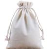 Anevous 5 sacchetti di cotone, 15 x 20 cm, sacchetti di stoffa con coulisse da riempire, sacchetto per gioielli, confezione regalo, sacchetto regalo per compleanni, matrimoni e feste, colore bianco