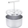 STGBCST Macchina per polpette in acciaio inox per polpette, macchina per polpette di carne estrusa, può preparare 12 polpette contemporaneamente, per polpette e polpette di pesce (12 griglie)