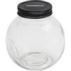Mczcent Salvadanaio Trasparente, Salvadanaio Vetro con Coperchio a Fessura Oro per Tutte Monete in Euro, Salvadanai Salvadanaii Tip Money Coin Jar Piggy Bank per Bambini Adolescenti Adulti