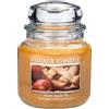Village Candle Candela profumata in Barattolo di Vetro, Cera di paraffina, Marrone Chiaro, Media (453,6 g)