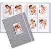 Vienrose Mini Polaroid Album Fotografico Libro 104 Tasche 86 x 54 mm Immagini per Fujifilm Instax Mini 9 11 12 25 26 40 50s 90 Evo Z2300 Fotocamera Istantanea, Polaroid Snap Grigio 1 Confezioni