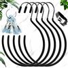 Srup 5 Pezzi Supporto Sciarpa Armadio Gancio Anello, Porta Sciarpa per Cravatta Cinture Cappello