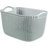 CURVER, cesta Rettangolare "Knit", Blu, 19 Litri