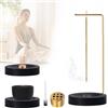 LuminaryLair Porta Incenso per Bastone 3 in 1,Bruciatore di Incenso Invertito con Base