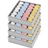 DIMJ Organizer Cassetti, Set di 4 Pieghevole Divisori per Cassetti Non Tessuto, 24 Scompartimenti Calzini, Organizer per Cassetti Separatori per Cassetti Organizzatore Cassetti, Grigio Formica