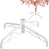 ZALAON Supporto per albero di Natale, 40 cm, bianco, artificiale, staffa in metallo per albero di Natale da 1,2 m, 1,5 m, 1,8 m