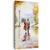 ARTTOR Quadro su Tela Verticale 55x100cm Stampe da Parete Tempo pioggia autunno parco Grandi Decorazione Murale Camera da Letto Cucina 1 pezzo Quadri Moderni Soggiorno Immagini Wall Art Canvas PA55x100-2914