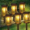 Chedin 6 lampade solari per esterni da giardino, impermeabili, illuminazione per esterni, luci solari a LED, luci da giardino, balconi, giardini, sentieri, prati