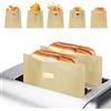 CECOMBINE 15 Pezzi Sacchetti per Tostapane, Sacchetti da Forno per Toast Riutilizzabili, Sacchetti Panetteria per Toast, Panini e Snack, Utilizzabili nel Tostapane e Nel Microoonde, 16x16,5 cm