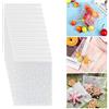Favengo 400 Pezzi Sacchetti Trasparenti Autoadesivi 10 x 10cm Sacchetti di Biscotti Autoadesivi Plastica Sacchetti di Cellophane Sacchetti Trasparenti A Pois Bianco per Cioccolato Caramelle Biscotto