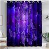 Generic Tende Oscuranti per Interni 140 L x 260 A cm (2 Pannelli), Sogno Galassia Acchiappasogni Tema Poliestere & Termiche Isolanti Tende Scorrevoli con Occhielli per Soggiorno, Viola Scuro