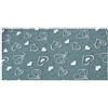 Russo Tessuti Passatoia Tappeto Guida Zerbino Cucina Bagno CORRIDOIO METRAGGIO Cuori Love PARIS-Tiffany-50x280