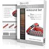Ganzoo Paracord 550 braccialetti fai da te, kit intreccio con corda nylon 4 mm 5x3 m in 5 colori, 5 chiusure in plastica 10 mm a scatto, guida 16 pagine per 4 nodi, metro 300 cm, Coyote