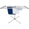 Stewi libellula XL Stendibiancheria/Asciugatrice, Alluminio Argento/Blu, 175 x 165 cm