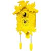 WALPLUS 20.2x37cm giallo vintage orologio a cucù con chiamata a cucù semplice moda stile antico orologio a pendolo casa decorazione fai da te accessori ufficio design minimalista camera da letto