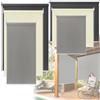 FIVMEN Tenda a Rullo per Esterno Tende a Rullo Oscurante Verticale Tenda Avvolgibile Termica Isolante Tenda Oscurante a Rullo Trazione Laterale per Balcone e Finestre, 180x240 cm Beige