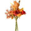 hanlongyu Mazzi di fiori artificiali girasoli in seta per decorazioni per la casa e matrimoni, fiori finti autunnali da tavolo da pranzo, piante artificiali autunnali fiori di seta per decorazione