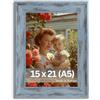 Victor cornice portafoto "Vincent" grigia 15x21 cm - stile casa di campagna vintage - vetro acrilico infrangibile - decorazione per la casa