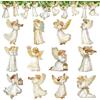GTYARYUA Decorazioni per Albero di Natale, Ornamenti Natalizi, Ornamenti per Presepe per Albero di Natale, Ornamento Angelo, Ciondolo per Presepe, per la Decorazione di Interni e Auto (A)