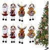 GTDOOCE Decorazioni Natalizie Per Albero 8 Pezzi,Bambole Di Albero Di Natale Da Appendere,Oggetti Natalizi Decorazioni Natalizie Albero,Addobbo Natalizio Decorazioni Casa Festa Da Appendere