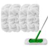 Ryichliho 4 panni in microfibra riutilizzabili, compatibili con Swiffer Sweeper, lavabili, per bagnati e asciutti, per la pulizia dei pavimenti, per la pulizia della casa