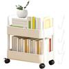 Dubbulon Carrello Portaoggetti A 2 Ripiani - Scaffale Portaoggetti | Carrello da Cucina, Carrello Portaoggetti Carrello Cucina Salvaspazio con Ruote | Carrello Multiuso per Cucina, Ufficio, Spazio