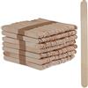 Relaxdays Bastoncini di Legno, Set da 500x, Legnetti dei Ghiaccioli per DIY, Bricolage, Dolci, HxL 11,5 x 1 cm, Naturale