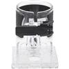Generic Base trasparente per router RT0701C/WU601 Base regolabile per fresatrice elettrica e fresatrice con accessori di montaggio Costruzione in plastica e metallo per la lavorazione del legno