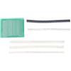 Hoppipola per kit di esercizi di saldatura SMD 0805 0603 0402 con LED, kit di apprendimento elettronico per principianti, kit di riparazione fai da te, circuito stampato verde, 7,4 x 6 cm