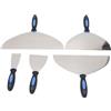 Generic Set di Taglierine per Stucco Set di Taglierine per Nastro in Acciaio Inossidabile per Decorazioni Domestiche da Cantiere Confezione da 5 per Raschietti per Riparazioni