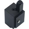 UrbanHui Scalpello ad angolo retto per squadrare gli angoli interni nelle cerniere del router, incavi per serrature di porte in legno e fessure per cuscinetti per pavimenti (nero)