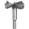 uxcell Forstner - Punta esagonale per sega a tazza in metallo duro per cerniera compensato MDF strumento CNC, a18121400ux0134, 55 mm, colore: Argento