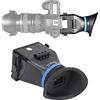 YUEHISY Mirino per Fotocamera Digitale ST 1, Oculare con Ingrandimento 3X, Lente Ottica HD, Parasole, Adatto per Schermi LCD da 3,0 Pollici/3,2 Pollici SLR Mirrorless