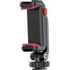 KITANDOVE Treppiede Per Smartphone Con Supporto Per Microfono e Luce Led Design Rotante Adattatore Per Montaggio Materiale Di Alta Qualità Supporto Per Vlog e Video