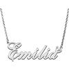 RONKAH Collana con ciondolo personalizzato con nome personalizzato con cuore collana personalizzata miglior regalo per le donne Natale San Valentino festa della mamma compleanno AU