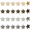 SUPERFINDINGS 24pz 4 colori Distintivo Stella Spilla Da Bavero In Lega Giorno Dei Veterani Spille Militari Platino Luglio Memorial Day Stelle