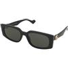 Gucci GG1534S 001 | Occhiali da Sole Graduati o Non Graduati | Prova Online | Plastica | Rettangolari | Nero | Adrialenti