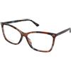 Gucci GG0025O 015 | Occhiali da Vista Graduati | Prova Online | Plastica | Quadrati | Multicolore | Adrialenti