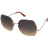 Guess GU00268 32B | Occhiali da Sole Graduati o Non Graduati | Prova Online | Metallo | Quadrati | Oro | Adrialenti