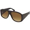 Chloe CH0347S 001 | Occhiali da Sole Graduati o Non Graduati | Prova Online | Plastica | Mascherina | Marrone | Adrialenti