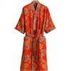 CRETUAO D,XL, Vestaglia da Donna in Cotone a Doppia Garza,in Stile Giapponese Morbida e Leggera Kimono Stampato Pigiama Yukata per Sauna e Spa di Coppia