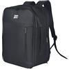 CabinFly Pacemaker Ryanair 40 x 30 x 20 Bagaglio a Mano Wizzair Zaino Cabina Bagaglio Transavia Vueling Eurowings 40x30x20cm (Nero, 40x30x20/25c)