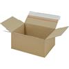 IMBALLAGGI 2000 - Scatole Trasloco Automontanti ‎Avana 22x16x11, 1 Onda 5 Scatole Cartone Resistenti con Bordo Adesivo, Scatoloni Spedizioni Imballaggio Multiuso, Cartoni per Traslochi e Archiviazione
