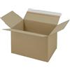 IMBALLAGGI 2000 - Scatole Trasloco Automontanti ‎Avana 30x21x22 1 Onda, 1 Pezzo, Scatole Cartone Resistenti con Bordo Adesivo, Scatoloni Spedizioni Imballaggio - Cartoni per Traslochi e Archiviazione