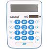 Colourbook Math CB-110 Calcolatrice da Tavolo Compatta 12 Cifre - Doppia Alimentazione, Design Funzionale e Tasti Soft, Ideale per Studenti e Piccole Attività (Azzurro)
