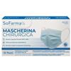SO.FARMA.MORRA SPA Mascherina chirurgica high protection mask colore blu 10 pezzi